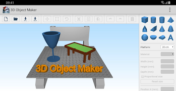 3D Object Maker Affiche