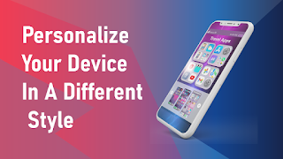 برنامه‌نما iPhone 15 Pro Launcher & Theme عکس از صفحه