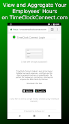 TimeClock Connect : Time Track syot layar 6