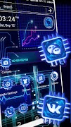 Digital Hi-Tech Theme Launcher poster
