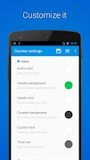 برنامه‌نما Counter Widget for Android عکس از صفحه