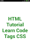 HTML Tutorial Code Tags CSS Poster