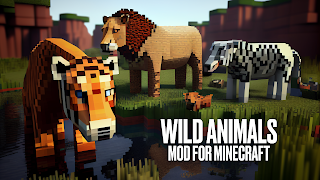 Wild Animals Mod for Minecraft 포스터