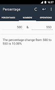 Percentage screenshot 2