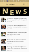 Boxing Schedule Screenshot 2