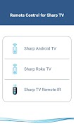 پوستر Sharp Smart TV Remote
