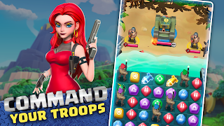 Puzzle Commander: Match 3 RPG syot layar 2