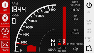 برنامه‌نما RaceTime - OBD Connection عکس از صفحه