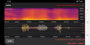 Infrasound Recorder ภาพหน้าจอ 1