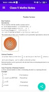 Class 9 Maths Notes تصوير الشاشة 5