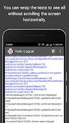 York Logcat screenshot 3