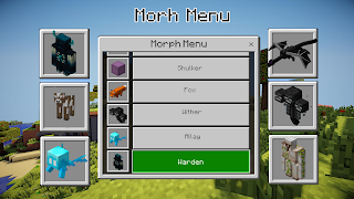 Morph mod for Minecraft Ekran Görüntüsü 1