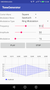 برنامه‌نما Tone Generator عکس از صفحه
