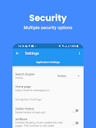 Vortex Browser: VPN & Ad-Block स्क्रीनशॉट 7