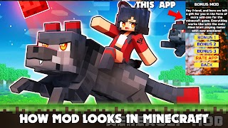 برنامه‌نما Werewolf Mod in Minecraft PE عکس از صفحه