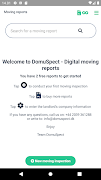DomuSpect moving in/out report poster