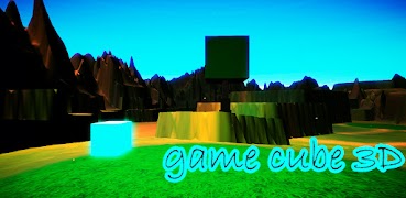 Game Cube 3D Advanture पोस्टर