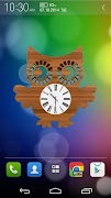 Owl Clock Widget Affiche