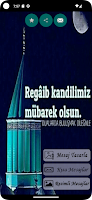 Regaib Kandili Mesajları โปสเตอร์