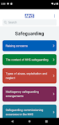 NHS Safeguarding Guide الملصق