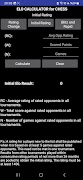 3 Schermata ELO Calculator for Chess