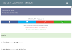 Spanish Level Test screenshot 6