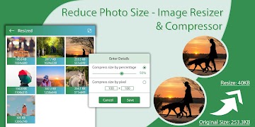 Reduce Photo Size - Compressor Plakat