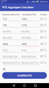 NTS Aggregate Calculator 스크린샷 2