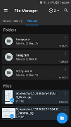 File Manager (Day/Night theme) poster