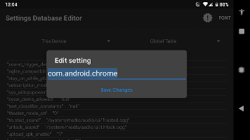 SetEdit SettingsDatabaseEditor voor Android TV screenshot 5