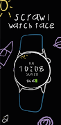 Scrawl Watch Face poster