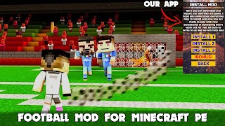 پوستر Football Mod in Minecraft MCPE