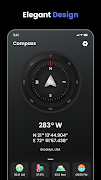 Digital Compass directions app captura de pantalla 5