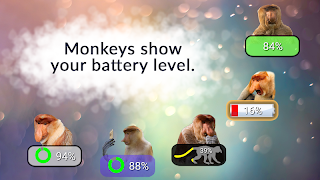Monkey Battery Widget ポスター