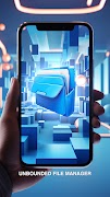 برنامه‌نما Unbounded File Manager عکس از صفحه