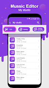 برنامه‌نما Music Editor عکس از صفحه