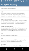 MySQL Dictionary Offline screenshot 1