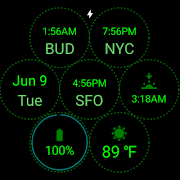 3 Schermata Flower Complication Watch Face