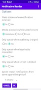 Notification Reader ảnh chụp màn hình 1