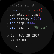 Simple Code Watch Face screenshot 6