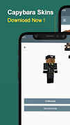 Capybara Skin for MCPE ภาพหน้าจอ 4