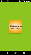 Class 11 Mathematics Notes पोस्टर