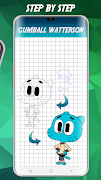 How to draw Gumball 截图 7