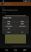 Dark Notes Handwriting screenshot 2
