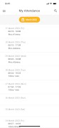 Time Attendance اسکرین شاٹ 1