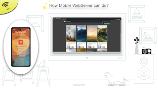 Mobile Web Server with Plugins تصوير الشاشة 1