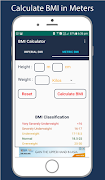 برنامه‌نما BMI Calculator عکس از صفحه