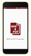 WEB To PDF Translator poster