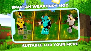 Spartan Weaponry Mod Minecraft 포스터