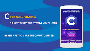 Learn C programming الملصق